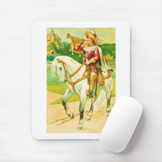 Paardenrijder Muismat (Met muis)