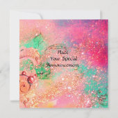 PAARDENRIJDERS, MUZIEK 'S AVONDS, Roze goud glinst Kaart (Achterkant)