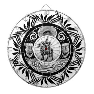 Paardenringtekening Dartbord