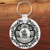 Paardenringtekening Sleutelhanger (Voorkant)