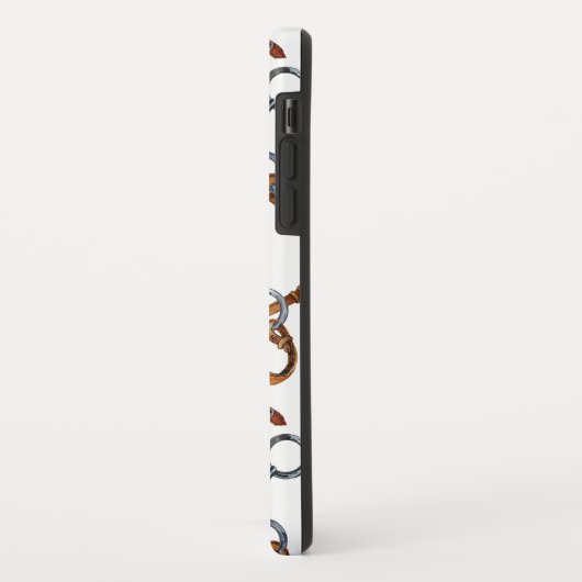 Paardenroesttas voor roestdruk Case-Mate iPhone case (Achterkant/links)