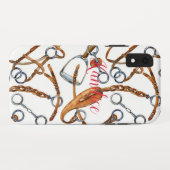 Paardenroesttas voor roestdruk Case-Mate iPhone case (Achterkant (horizontaal))