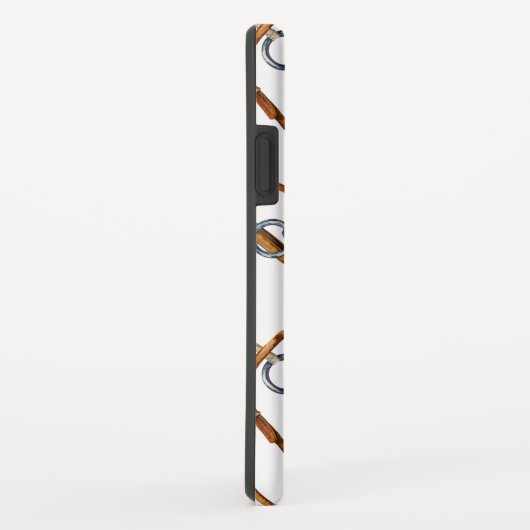 Paardenroesttas voor roestdruk Case-Mate iPhone case (Achterkant/rechts)