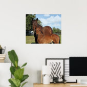 Paardenroyale afdrukken -24x20 -klik voor kleiner poster (Thuiskantoor)