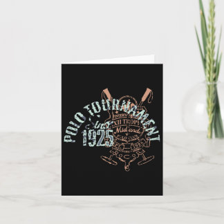 Paardenrug Polo Riding & Camp; Polo Speler Paarden Kaart