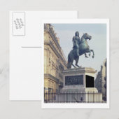 Paardenruis van koning Louis XIV (1816-22) (bro Briefkaart (Voorkant / Achterkant)