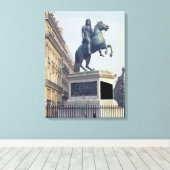 Paardenruis van koning Louis XIV (1816-22) (bro Canvas Afdruk (Insitu (Houten vloer))
