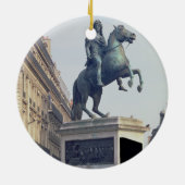 Paardenruis van koning Louis XIV (1816-22) (bro Keramisch Ornament (Achterkant)