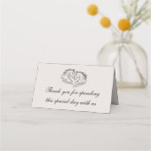 Paardenrustiek Western Country Wedding Dank u Plaatskaartje (Voorkant)