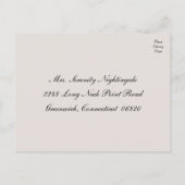 Paardenrustiek Western land Elegante bruiloft RSVP Uitnodiging Briefkaart (Achterkant)