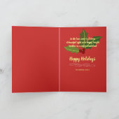  paardenschaal met hoeshoes feestdagen kaart (Binnen)