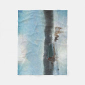 Paardenschaal, scheuren en sneeuwschilderijen fleece deken (Voorkant)