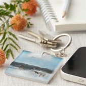 Paardenschaal, scheuren en sneeuwschilderijen sleutelhanger (Voorkant Rechts)