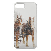Paardenschaal voor kerstmis Case-Mate iPhone case (Achterkant)