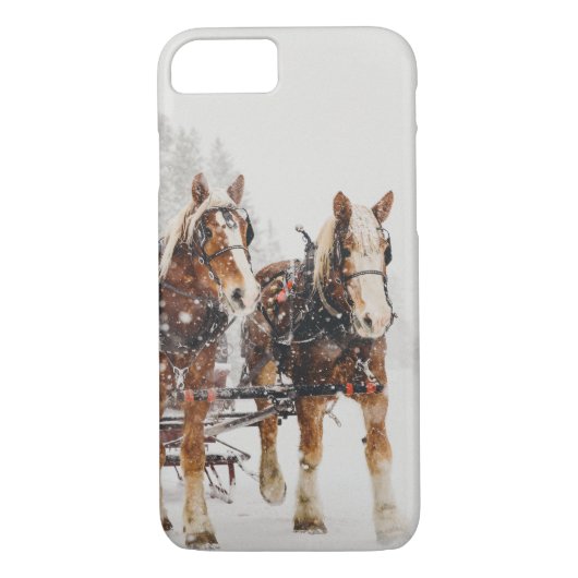 Paardenschaal voor kerstmis Case-Mate iPhone case (Achterkant)