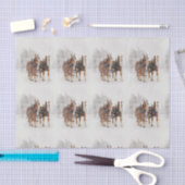 Paardenschaal voor kerstmis tissuepapier (Craft)