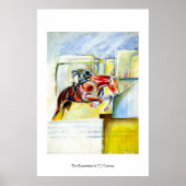 paardenschilderij poster (Voorkant)