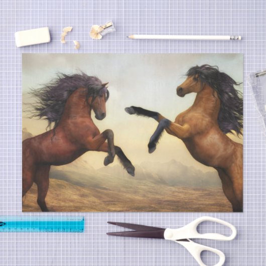 Paardenschilderij Tissuepapier (Craft)