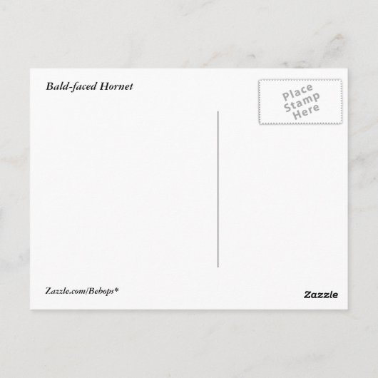 Paardenschoen Briefkaart (Achterkant)