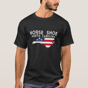 Paardenschoen North Carolina USA Staat Amerika Rei T-shirt