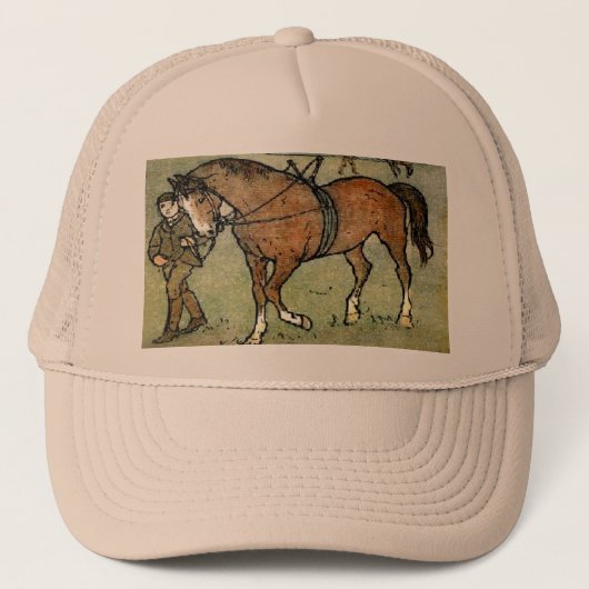 Paardenschool Trucker Pet (Voorkant)