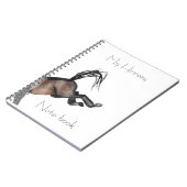 paardenschop notitieboek (Linkerzijde)