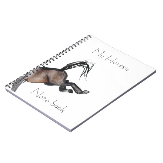 paardenschop notitieboek (Linkerzijde)