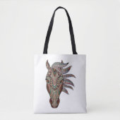 Paardenschoudertas Tote Bag (Voorkant)