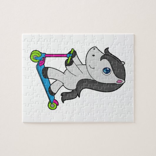 Paardenscooter Legpuzzel (Horizontaal)