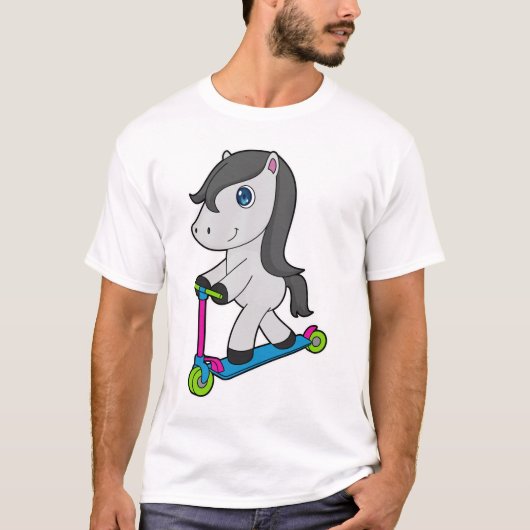 Paardenscooter T-shirt (Voorkant)