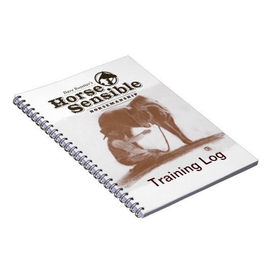 Paardensensible Training Log notebook Notitieboek (Rechterzijde)