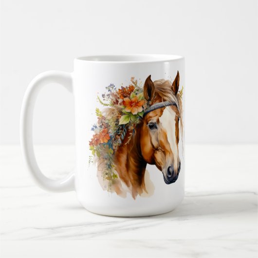 Paardenserie 15 oz Classic Mok (Links)
