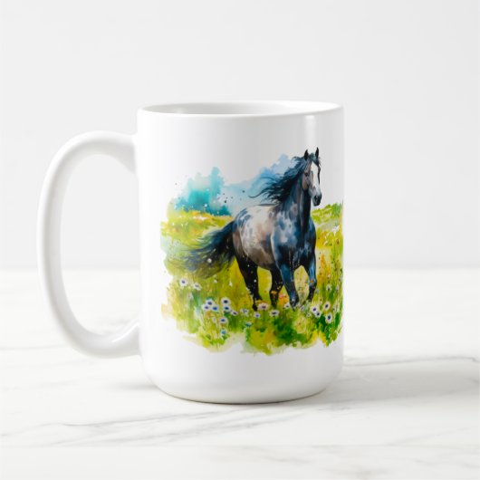 Paardenserie 15 oz Classic Mok (Links)