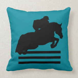 PaardenShow Hunter Jumper Silhouette Kussen