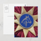 PaardenShow Rosette Briefkaart (Voorkant / Achterkant)