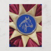 PaardenShow Rosette Briefkaart (Voorkant)