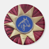 PaardenShow Rosette Magneet (Voorkant)