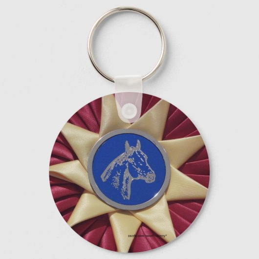 PaardenShow Rosette Sleutelhanger (Voorkant)