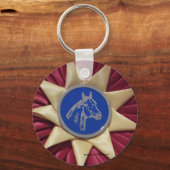 PaardenShow Rosette Sleutelhanger (Voorkant)