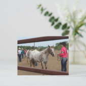 Paardenshow Showmanship Briefkaart (Staand voorkant)