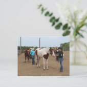 Paardenshow Showmanship Briefkaart (Staand voorkant)