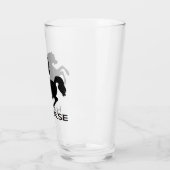 Paardensilhouet Glas (Links)
