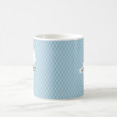 PaardenSilhouette Diamond Pattern - Aangepast Koffiemok (Center)