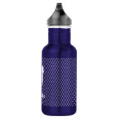 PaardenSilhouette Diamond Pattern - Aangepast Waterfles (Rechts)