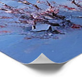 Paardenslee reis door een besneeuwde winter poster (Hoek)