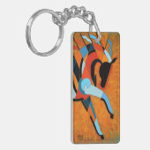 PaardenSleutelhanger of sleutelring, SunDancer of  Sleutelhanger (Voorkant Links)