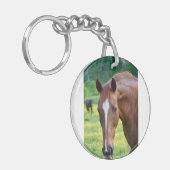 paardensleutelhanger sleutelhanger (Voorkant Links)