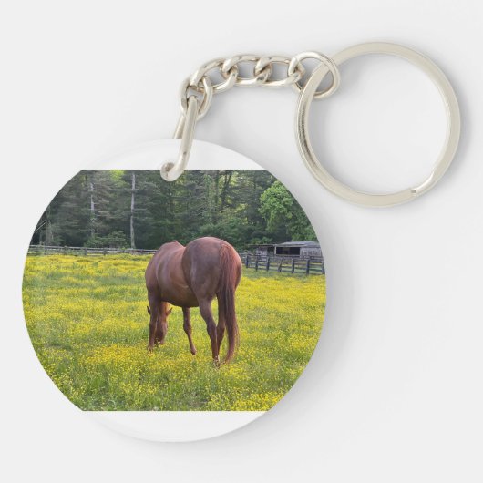 paardensleutelhanger sleutelhanger (Achterkant)