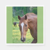 paardenspel servet (Voorkant)