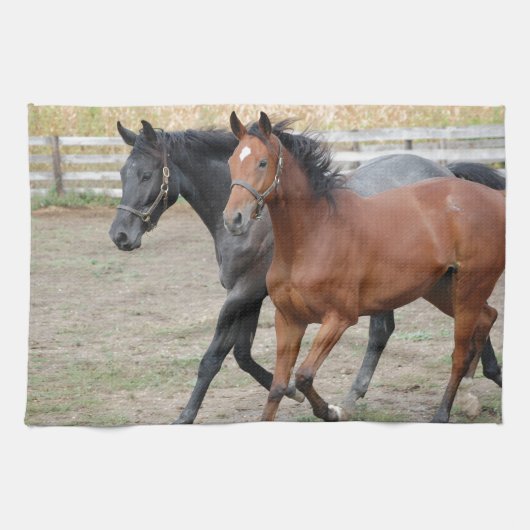 Paardenspel Theedoek (Horizontaal)